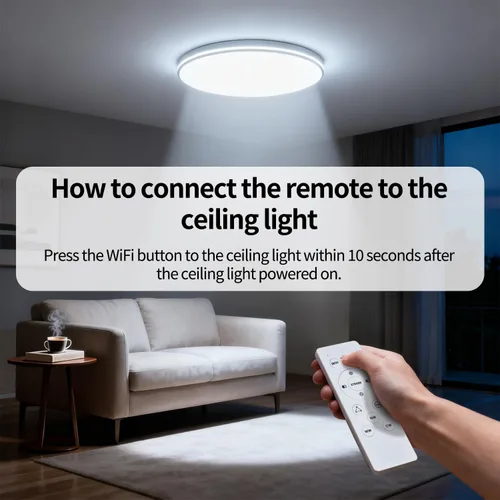 Miniatura 9 de RGBCW - Luces de techo LED inteligentes que cambian de color, compatible con Alexa Google Home, lámpara de techo empotrada de 24 W, programador