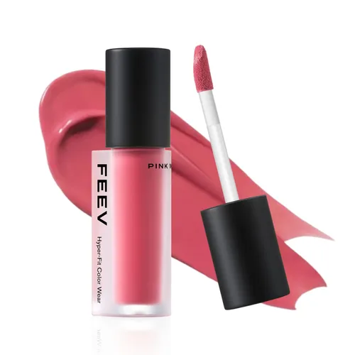 Miniatura 10 de Feev Hyper-Fit Color Wear Tinte de labios Velvet Cream mate, tinte de labios vegano y seguro para pieles sensibles (#02 Fancy Mauve)