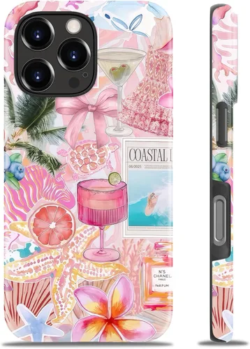 Miniatura 128 de Goodon para iPhone 17 Pro, Funda Estética de Gato Negro y Niña Naranja, Compatible con Magsafe, Funda Protectora Retro Única y Moderna de Silicona