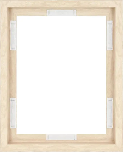 Miniatura 36 de MCS Marcos flotantes para lienzo de 12 x 12 pulgadas, marco cuadrado de madera natural para lienzos terminados, para pared vertical y horizontal