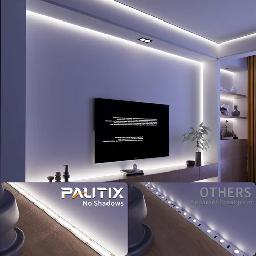 Miniatura 3 de PAUTIX COB - Tira de luces LED de 16.4 pies, luz blanca diurna 6500 K, tira de luz LED regulable CRI85+, cinta de luces LED superbrillantes de 24 V