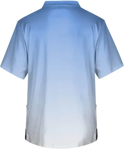 Miniatura 2 de Ropa médica de manga corta con cuello en V para hombre con 3 bolsillos grandes