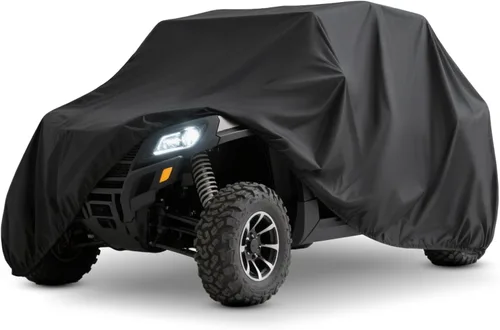 XYZCTEM Funda UTV ligera impermeable para exteriores de 2 a 3 plazas, compatible con accesorios Honda Suzuki Pioneer, apta para Polaris Ranger de
