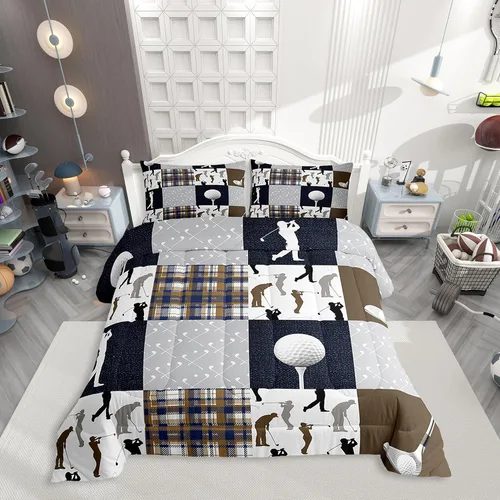 Miniatura 26 de Castle Fairy Juego de edredón de vaquero occidental, tamaño matrimonial, juego de ropa de cama de estilo bohemio con estampado de leopardo, rayo