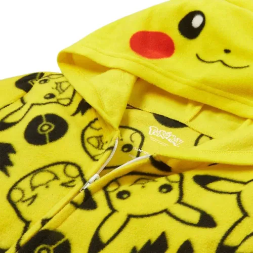 Miniatura 3 de Pokemon Traje de pijama de una pieza con forro polar Pikachu para niño