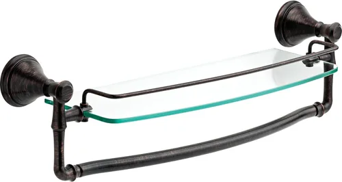Miniatura 9 de Delta Faucet Cassidy. Estante de vidrio con barra, de 24 pulgadas., 79710
