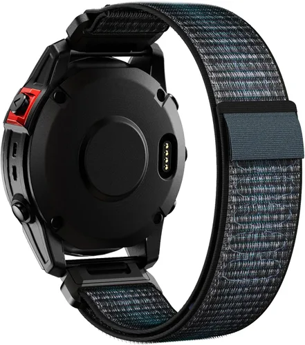 Miniatura 11 de Correa de reloj de nailon compatible con Fenix 8/8 Pro de 1.77 pulgadas/7/6/6 pro/ 5/5 Plus, bandas de reloj resistentes de 0.866 pulgadas