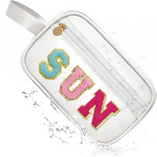 Miniatura 14 de COSHAYSOO Bolsas transparentes para aperitivos, bolsa de viaje para mujeres y niñas, lindas vacaciones de verano, playa, piscina, día del lago