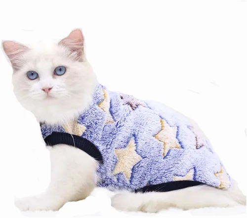 Miniatura 6 de ANIAC Disfraz para mascota, ropa de conejo, chaleco suave de conejo, camiseta acogedora para gatito, hurón, chihuahua, cachorro y animales pequeños