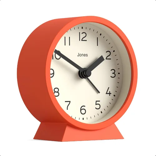 Miniatura 7 de JONES CLOCKS Mini reloj despertador Midnight Diseño contemporáneo Negro Elegante, compacto y funcional para mesita de noche, escritorio