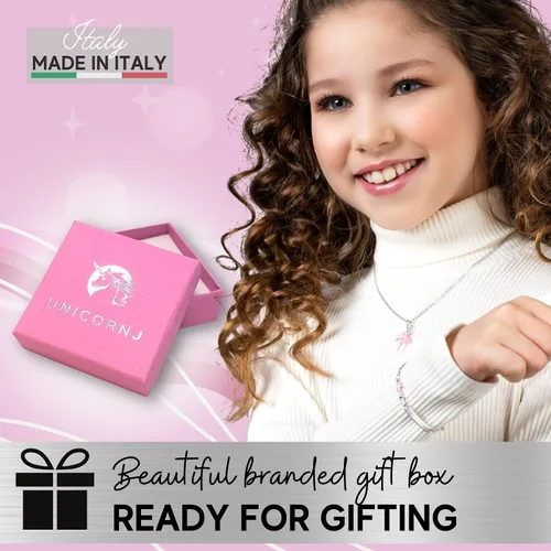 Miniatura 4 de UNICORNJ Pulsera de plata de ley 925 Italia con nombre para niños o bebés pulseras de identificación grabadas personalizadas para niños cadena