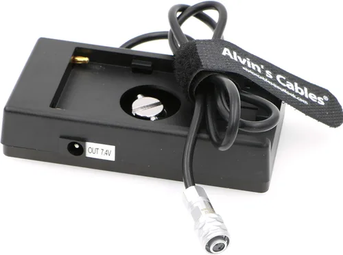 Miniatura 5 de Alvin's Cables Cable de alimentación para BMPCC Blackmagic Cinema Camera 4K BMPCC Fuente de alimentación Adaptador de placa de montaje para batería