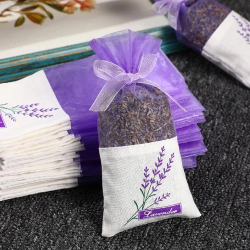 Miniatura 8 de Bolsas de almacenamiento de bolsitas, bolsas vacías de lavanda, bolsas de almacenamiento de flores secas, bolsitas de lavanda, bolsas vacías