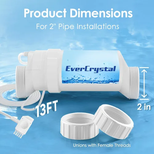 Miniatura 7 de Celda de sal para piscina, se adapta a células de sal Hayward T-3, célula generador de cloro para piscinas de agua salada, piscinas enterradas