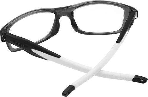 Miniatura 4 de BroLizard - Brazos de repuesto para Oakley Crosslink Glass Satin Black Frame - Blanco