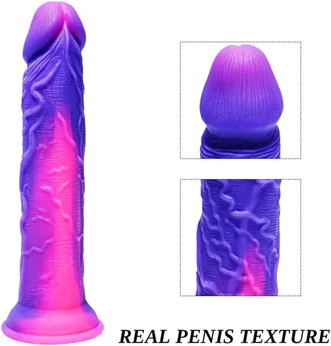 Miniatura 2 de Juego de consolador realista de fantasía con ventosa de 3 piezas (pequeño, mediano y grande): kit de entrenamiento de consolador anal