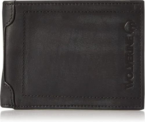 Miniatura 67 de WOLVERINE Billetera plegable de lona/cuero para hombre