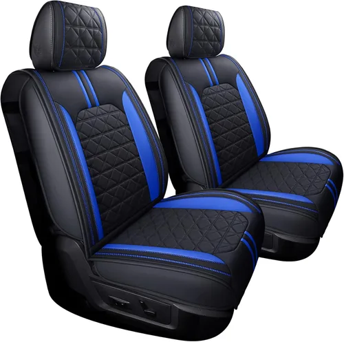 YIERTAI - Fundas de asiento para Dodge RAM, camionetas 2009-2025 2026, 1500/2500/3500HD, Set completo, solo para asientos delanteros, de doble 2