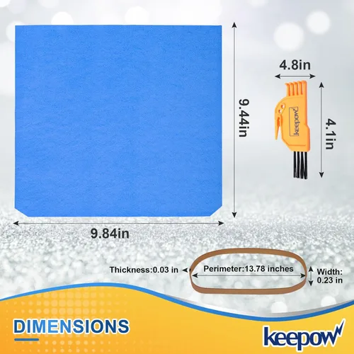 Miniatura 6 de KEEPOW Compra bolsas para aspiradora Stanley, filtros de aspiradora de 4 galones compatibles con aspiradoras Stanley de 1 a 6 galones, parte #