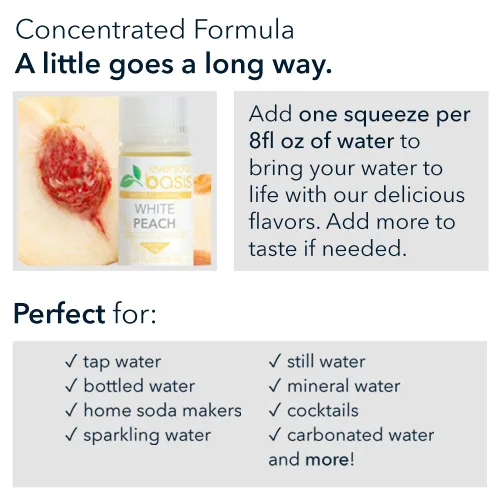 Miniatura 4 de Everyday Basis Aromatizante de agua - Dale vida a tu agua - Gran sabor - Grandes sabores - Apto para dieta cetogénica, 0 calorías - Sin tintes ni
