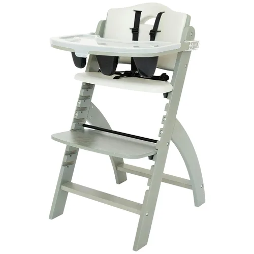 Miniatura 13 de Abiie Beyond Junior - Silla alta de madera con bandeja - Silla alta ajustable y convertible para bebés y niños pequeños - 6 meses a 250 libras