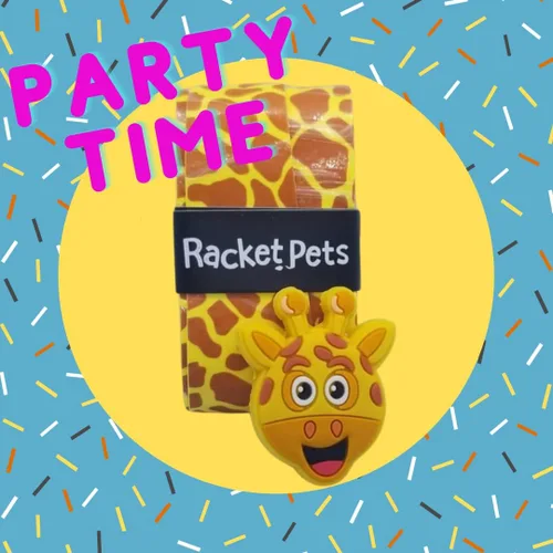 Miniatura 3 de Racket Pets Raqueta de tenis para niños, cinta antideslizante de agarre de tenis con estampado animal para raquetas juveniles, divertido agarre