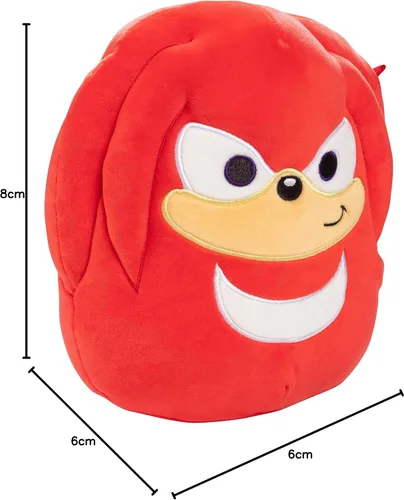 Miniatura 8 de Squishmallows Knuckles originales de 8 pulgadas – Sonic The Hedgehog – Peluche oficial de Jazwares – Juguete coleccionable suave y esponjoso de SEGA