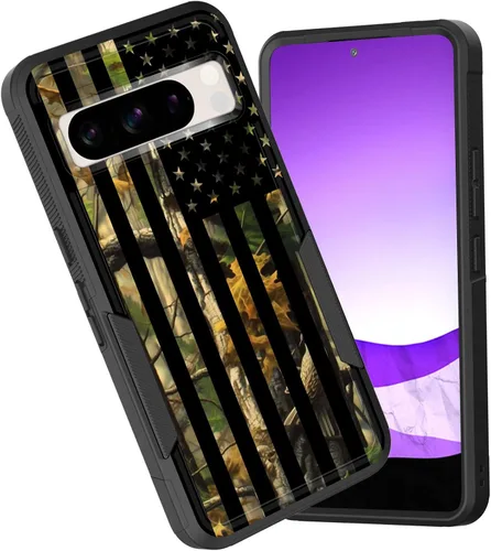 Miniatura 65 de Funda para Pixel 6A, funda híbrida de doble capa resistente a prueba de golpes de policarbonato duro de silicona suave TPU para Google Pixel 6A