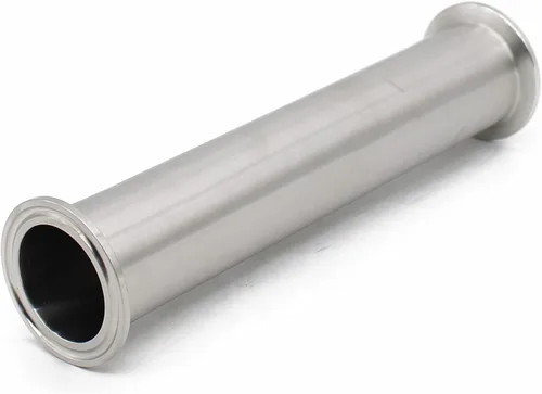 Tubo sanitario del carrete de 1,5 pulgadas SS304, longitud de 8 pulgadas, extremos de la Tri-abrazadera