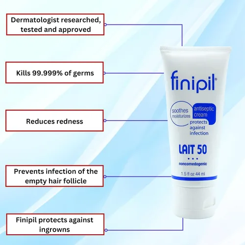 Miniatura 2 de Crema antiséptica Finipil 50, 1.5 onzas líquidas.
