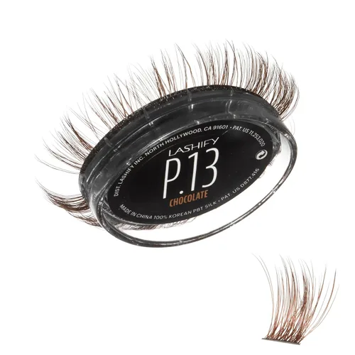 Miniatura 21 de Lashify Plushy - Pestañas postizas de 10 mm de gasa en negro, pestañas falsas fáciles de hacer DIY para un aspecto voluminoso pero aún natural