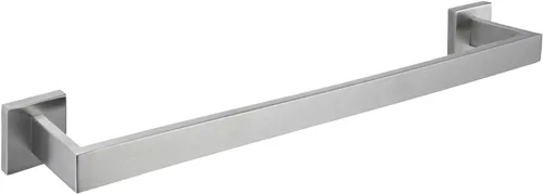 Miniatura 16 de Nolimas Toallero de baño negro mate, barras individuales, barra de toallero, barra clásica de acero inoxidable montado en la pared, toallero