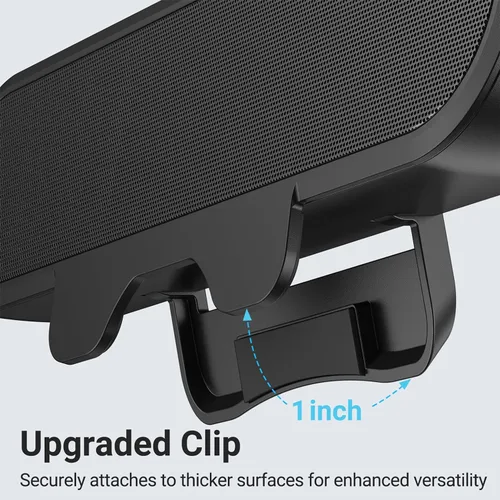 Miniatura 2 de INGA Altavoces de computadora para PC de escritorio, barra de altavoz de monitor USB con clip, altavoces de escritorio con cable con sonido estéreo