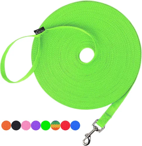 Miniatura 19 de Hi Kiss Correa de Entrenamiento de Obediencia y Agilidad para Perros/Cachorros - 15 pies 20 pies 30 pies 50 pies 100 pies - Ideal para Jugar