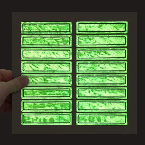 Miniatura 9 de MyHardHatStickers Tiras Reflectantes Retro para Casco de 1 x 4 pulgadas, Paquete de 16, Rojo