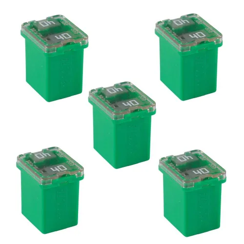 Miniatura 9 de Paquete de 5 fusibles automotrices de perfil bajo Mini Jcase de 50 amperios surtido para camionetas, automóviles y SUV