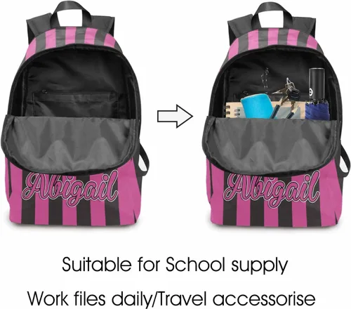 Miniatura 128 de Texto personalizado Elefante desgaste gafas mochila mochila mochila casual Daypack bolsa para mamá niñas, color86-4, Mochilas Daypack