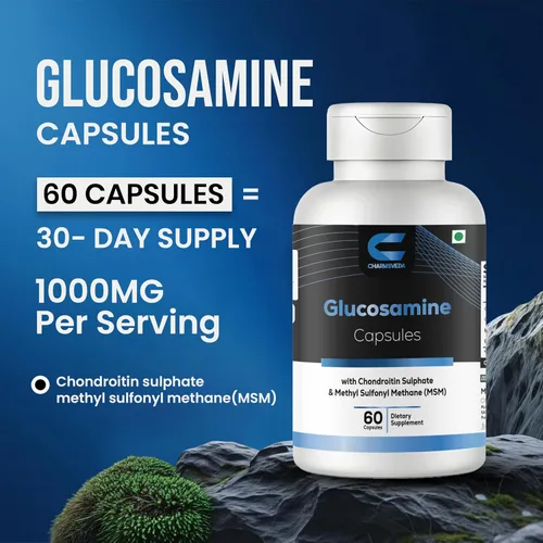 Miniatura 2 de Cápsulas de glucosamina con condroitina y MSM - Apoya la salud de las articulaciones y los músculos, el bienestar general y el apoyo inmunológico*