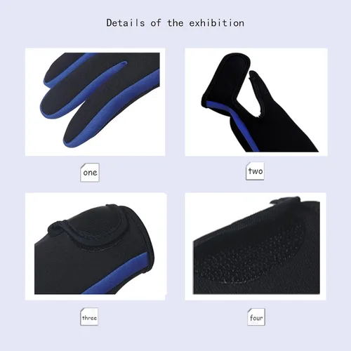 Miniatura 7 de ITODA Guantes de neopreno para hombres y mujeres, entrenamiento acuático, playa, fitness, resistencia al agua en el agua, natación cálida, kayak