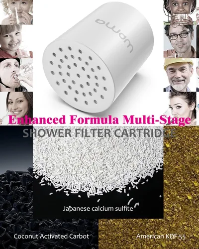Miniatura 3 de Cartucho de Filtro de Ducha Multietapa de Fórmula Mejorada, Cartucho de filtro de repuesto universal de alto rendimiento, Elimina Cloro, Metales