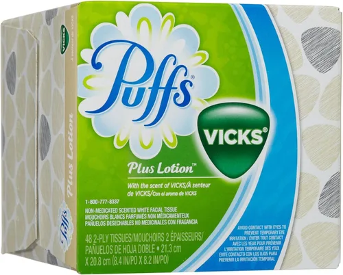 Miniatura 7 de Puffs Plus Lotion - Pañuelos faciales, cubo, 6 cajas (56 unidades cada una)
