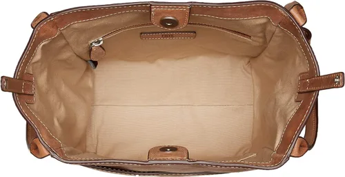 Miniatura 5 de Frye Hobo de cuero con cremallera de caña Naranja