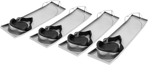 Rodilleras de hormigón, 28 x 8 pulgadas, de acero inoxidable, curvadas con rodilleras, rodilleras, tablas de kneedboards de concreto, deslizadores