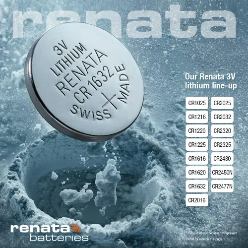 Miniatura 4 de Renata CR1220 Baterías – Batería de litio de 3 V 1220 (2 unidades)