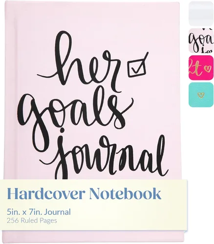 Miniatura 8 de WORLD TRAVELER Cuaderno inspirador de tapa dura, diario de citas para mujer, cuaderno plano de piel sintética "The Future is Bright", colección