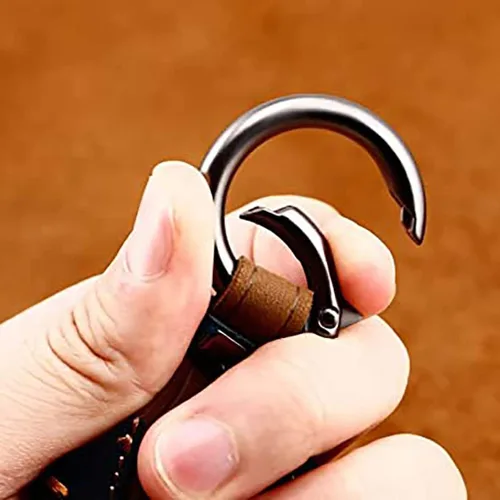 Miniatura 5 de ontto Leather Key Fob Cover Car Key Holder Case Fit for Nissan Ariya Pathfinder Kicks X-Trail Rogue 8 Gen New Teana 2023 2024