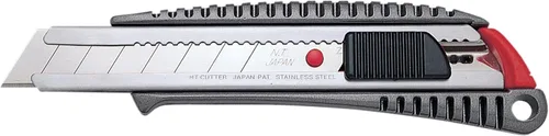 Miniatura 17 de NT Cutter - Cuchillo multiusos de agarre de aluminio fundido a presión de serie Premium Evolution PMG con bloqueo automático, hoja negra extra