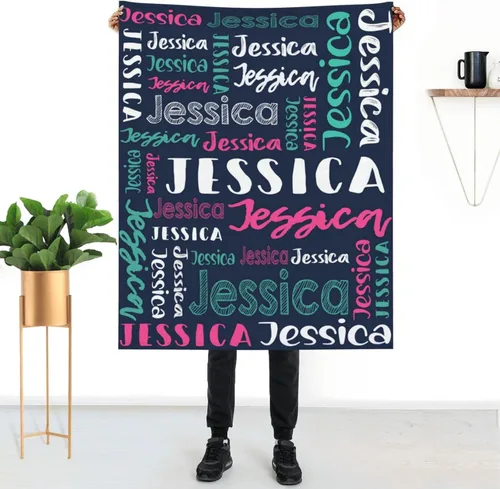 Miniatura 19 de Mantas de bebé personalizadas para niñas y niños con nombre, mantas de bebé personalizadas con nombre, mantas personalizadas para niños, artículos