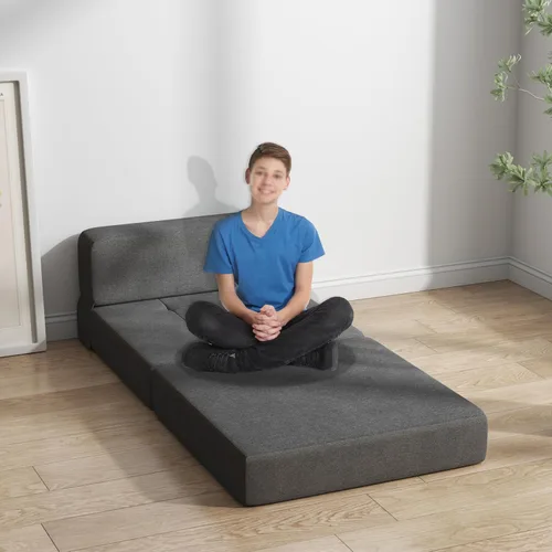 Miniatura 3 de ZeeFu Sofá cama plegable – Futón de espuma viscoelástica, cama convertible para sala de estar/dormitorio/invitados/oficina/caravanas/estudio