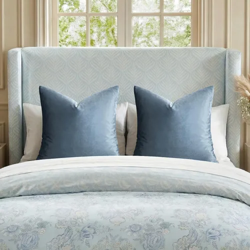 Miniatura 92 de Fundas de almohada GIGIZAZA decorativas de 20 x 20 pulgadas, juego de 2 fundas de almohada color taupe cuadradas para sofá, fundas de almohada Gris